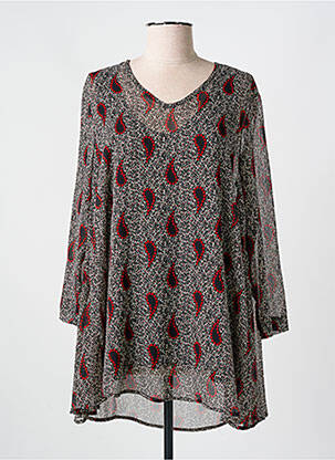 Tunică mâneci lungi negru FRANCK ANNA femeie