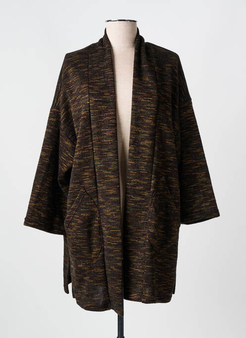 Vestă cu mâneci lungi maro KAKIE femeie