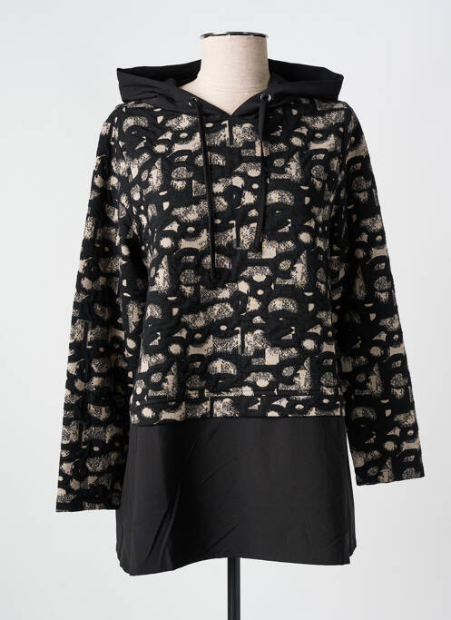 Hanorac cu glugă negru EVER SASSY femeie