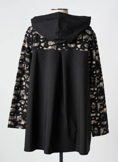 Hanorac cu glugă negru EVER SASSY femeie