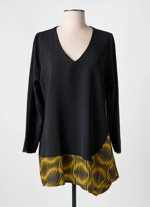 Tunică mâneci lungi negru FRANCK ANNA femeie