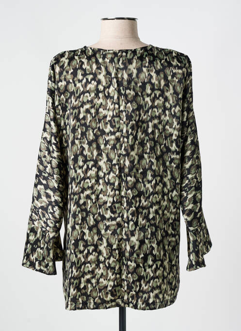 Tunică mâneci lungi verde KAKIE femeie