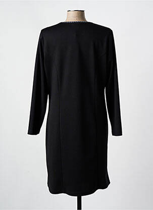 Rochie midi imprimeu fantezie mâneci lungi albastru GUY DUBOUIS femeie