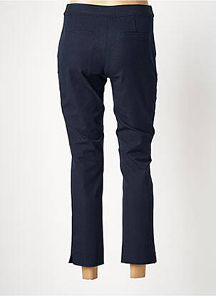 Pantalon 7/8 elasticitate mărime normală albastru DEVERNOIS femeie