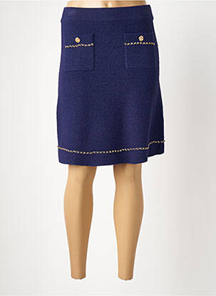 Fustă midi albastru LEO & UGO femeie