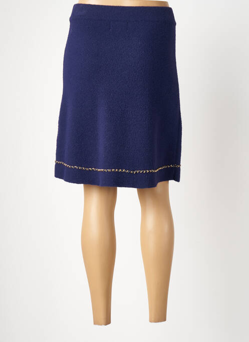 Fustă midi albastru LEO & UGO femeie