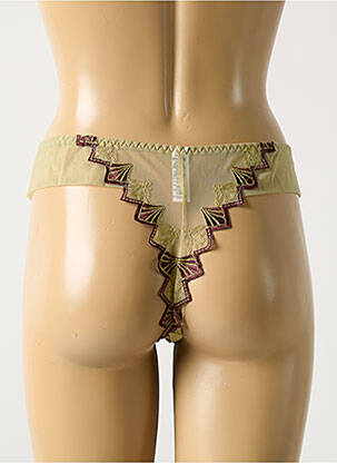 Tanga broderie verde BARBARA femeie