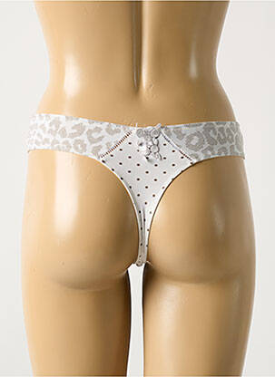 Tanga tanga alb BARBARA femeie