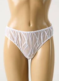 Tanga broderie alb BARBARA femme