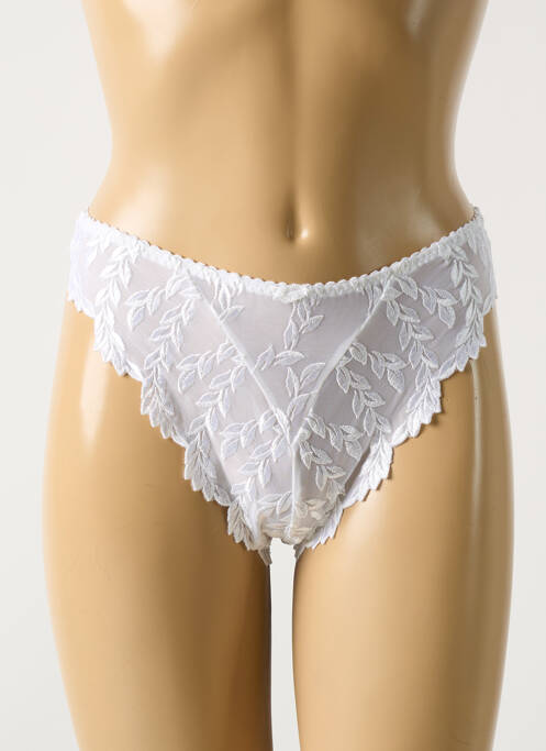 Tanga alb BARBARA femeie