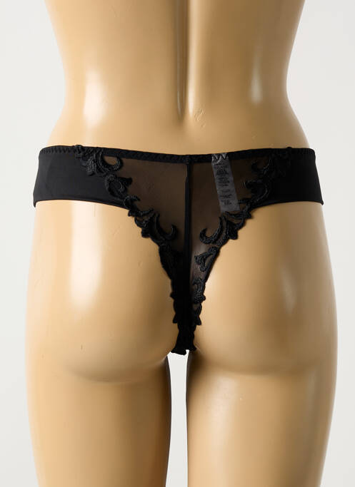 Tanga negru BARBARA femeie