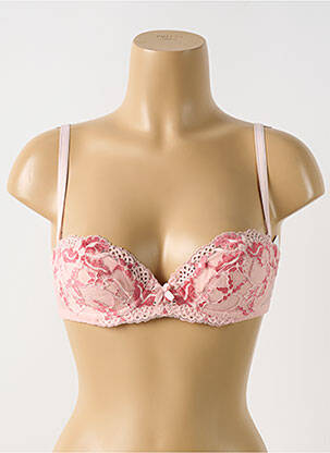 Sutien broderie top sutien modelat roz BARBARA femeie