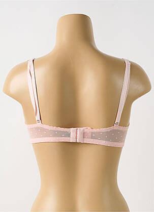 Sutien broderie top sutien modelat roz BARBARA femeie
