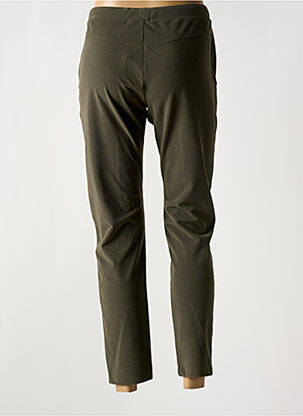 Pantalon slim talie elastică mărime normală verde HBT femeie