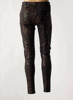 Pantalon slim elasticitate mărime normală negru HBT femeie