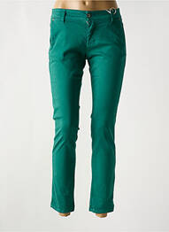 Pantalon 7/8 elasticitate mărime normală verde PLEASE femeie