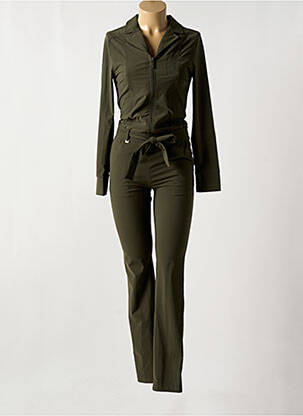 Salopetă-pantalon verde HBT femeie