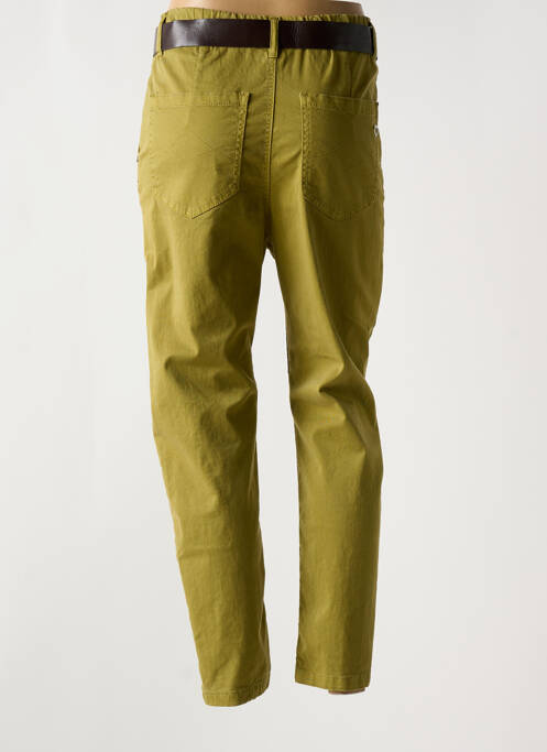 Pantalon slim verde PLEASE femeie