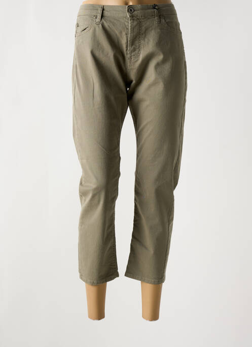 Pantalon trei sferturi verde PLEASE femeie