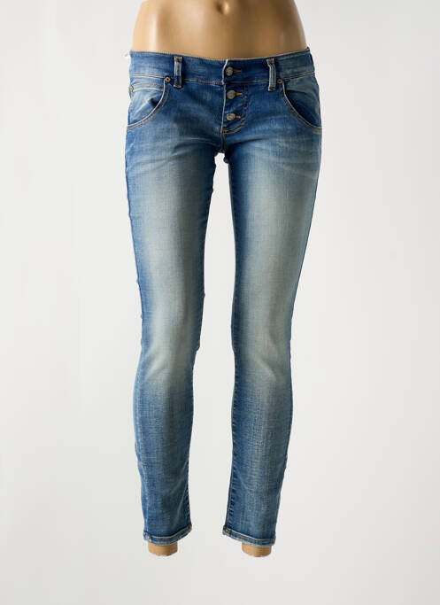 Blugi cu croială slim albastru PLEASE femeie