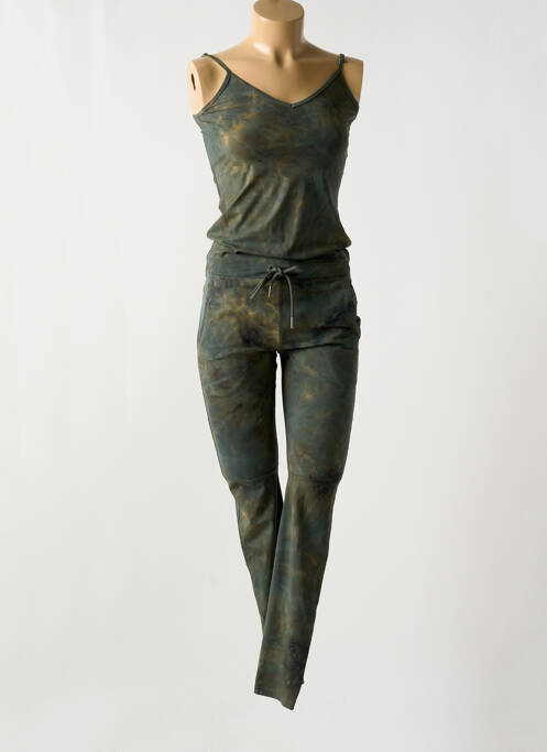 Salopetă-pantalon verde HBT femeie