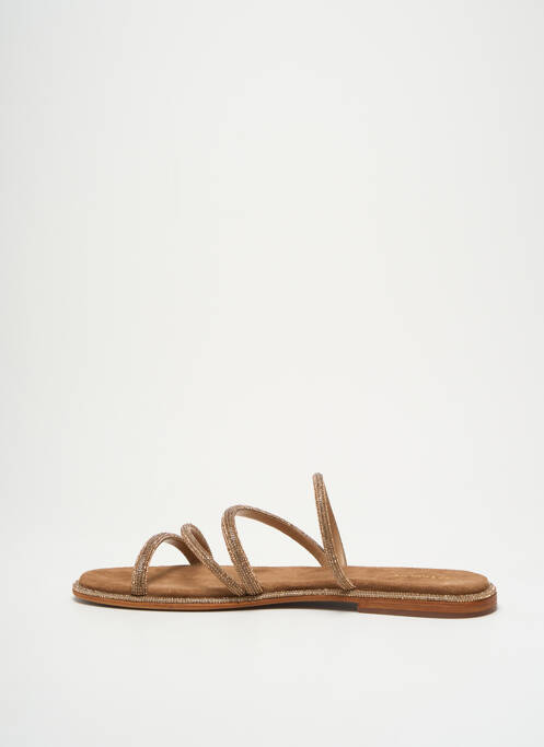 Mulete/Saboți auriu CB FUSION femeie