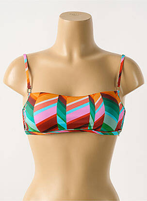Sutien de costum de baie elasticitate top sutien modelat roz CYELL femeie