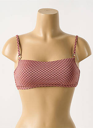 Sutien de costum de baie elasticitate top sutien modelat roz CYELL femeie