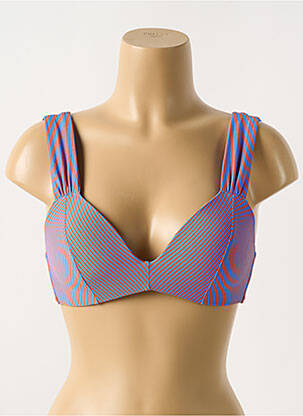 Sutien de costum de baie elasticitate top sutien modelat violet CYELL femeie