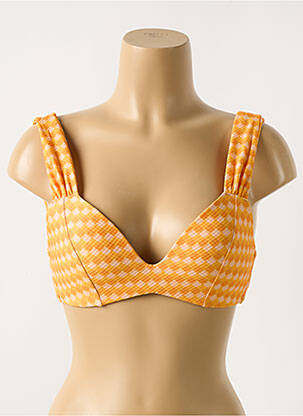 Sutien de costum de baie elasticitate top sutien modelat portocalie CYELL femeie