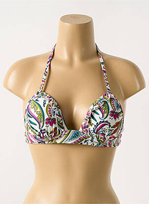Sutien de costum de baie elasticitate top sutien push-up verde CYELL femeie