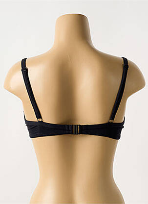 Sutien de costum de baie elasticitate sutien cupe întregi cu decolteu înalt negru CYELL femeie