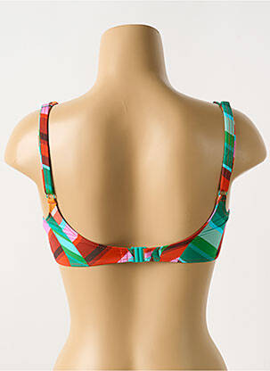 Sutien de costum de baie elasticitate sutien cupe întregi cu decolteu înalt verde CYELL femeie