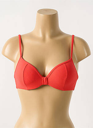 Sutien de costum de baie elasticitate top sutien modelat roșu CYELL femeie