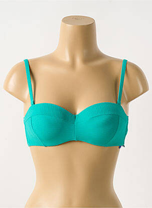 Sutien de costum de baie elasticitate top sutien modelat verde CYELL femeie