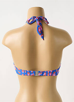 Sutien de costum de baie elasticitate top sutien modelat albastru CYELL femeie