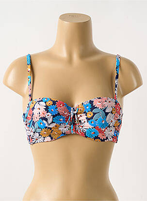 Sutien de costum de baie elasticitate top sutien modelat albastru CYELL femeie