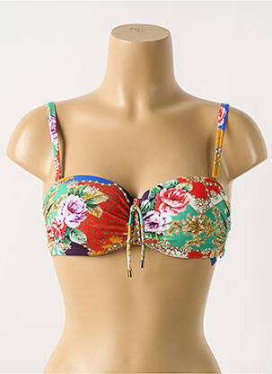 Sutien de costum de baie elasticitate top sutien modelat verde CYELL femeie