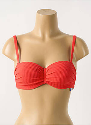 Sutien de costum de baie elasticitate top sutien modelat roșu CYELL femeie