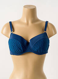 Sutien de costum de baie elasticitate top sutien modelat albastru CYELL femeie
