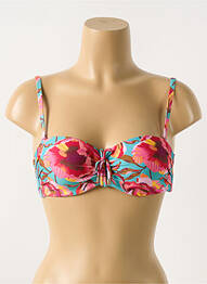Sutien de costum de baie elasticitate top sutien modelat roz CYELL femme