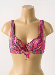 Sutien de costum de baie elasticitate top sutien modelat violet CYELL femme