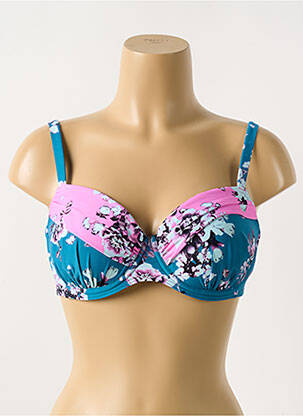 Sutien de costum de baie elasticitate top sutien modelat verde CYELL femeie