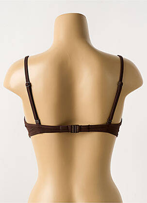 Sutien de costum de baie elasticitate top sutien push-up maro CYELL femeie