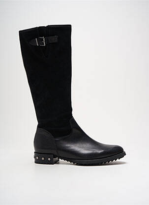 Cizme material neted toc de 4 la 6 cm negru MAM'ZELLE femeie