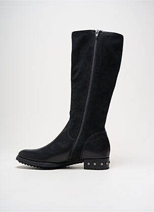 Cizme material neted toc de 4 la 6 cm negru MAM'ZELLE femeie