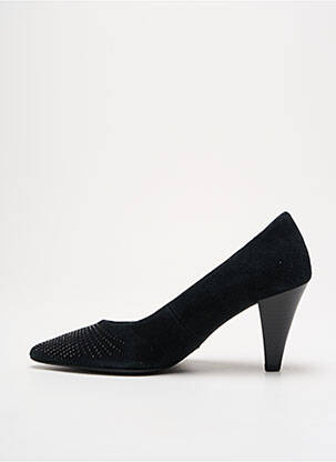 Pantofi cu toc nubuc toc de 4 la 6 cm negru GABOR femeie