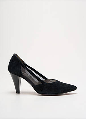 Pantofi cu toc nubuc toc de 4 la 6 cm negru GABOR femeie