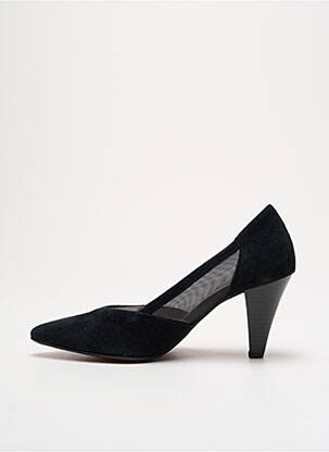Pantofi cu toc nubuc toc de 4 la 6 cm negru GABOR femeie