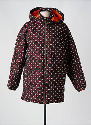 Parka mâneci lungi cu glugă violet IDANO femeie